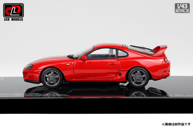 LCD トヨタ　スープラ　1/18　ミニカー　レッド LCD トヨタ スープラ 1/18 ミニカー レッド LCD トヨタ スープラ