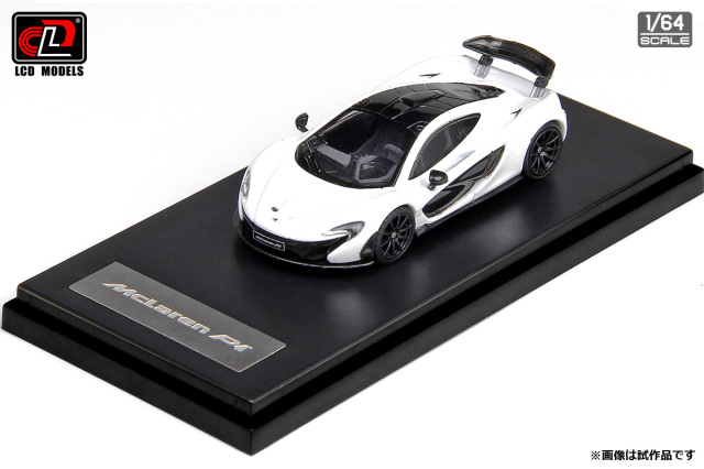 LCD MODELS 1/64 (ダイキャスト製) マクラーレン P1 ホワイト