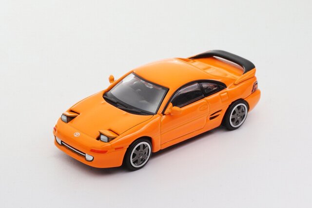 ダイキャストチーム 1/64 (ダイキャスト製)  Toyota MR2 W20 (RHD)  オレンジ