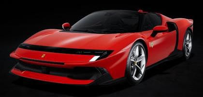 [予約]LOOKSMART(ルックスマート) 1/12 (レジン製) Ferrari 849 Testarossa Spider - Rosso Corsa