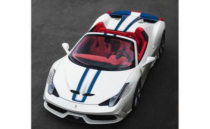[予約]LOOKSMART(ルックスマート) 1/12 (レジン製) Ferrari 458 Speciale A - Bianco Fuji with Nart Livery