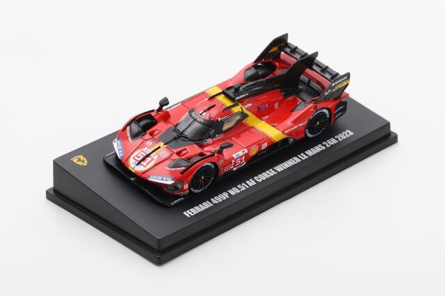 LOOKSMART(ルックスマート) 1/64 (ダイキャスト製) Ferrari 499P No.51 FERRARI AF CORSE Winner Le Mans 24H 2023A.Pier Guidi／J.Calado／A.Giovinazzi