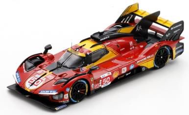 LOOKSMART(ルックスマート) 1/64 (ダイキャスト製) Ferrari 499P No.50 Ferrari AF Corse Winner Le Mans 24H 2024 A.Fuoco／M.Molina／N.Nielsen