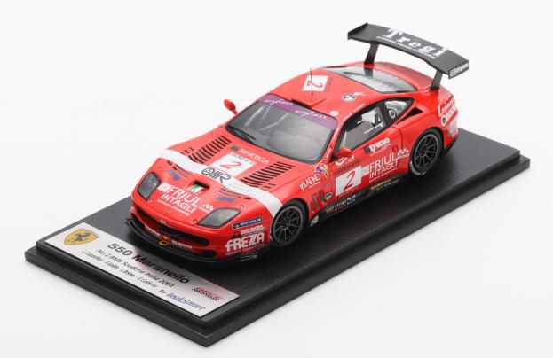[予約]LOOKSMART(ルックスマート) 1/43 (レジン製) Ferarri 550 Maranello BMS No.2 Winner 24H Spa 2004 L.Cappellari／F.Gollin／L.Bryner／E.Calderari