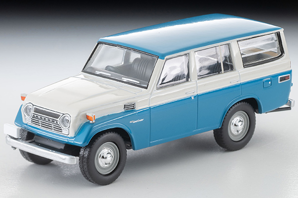 トミカリミテッドヴィンテージ 1/64 (ダイキャスト製) トヨタ ランドクルーザー FJ56V型（白／青）