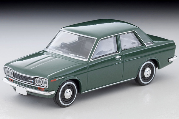 [予約]トミカリミテッドヴィンテージ 1/64 (ダイキャスト製) ダットサン ブルーバード 2ドアセダン 1400スタンダード（緑）70年式