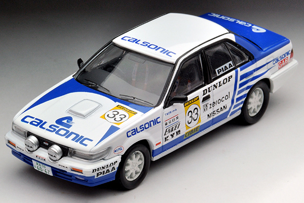 トミカリミテッドヴィンテージネオ 1/64 日産ブルーバードSSS-R 1988年 全日本ラリー選手権 チーム・カルソニック