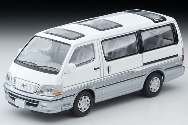 トミカリミテッドヴィンテージネオ 1/64 トヨタ ハイエースワゴン スーパーカスタムG（白／銀）2001年式