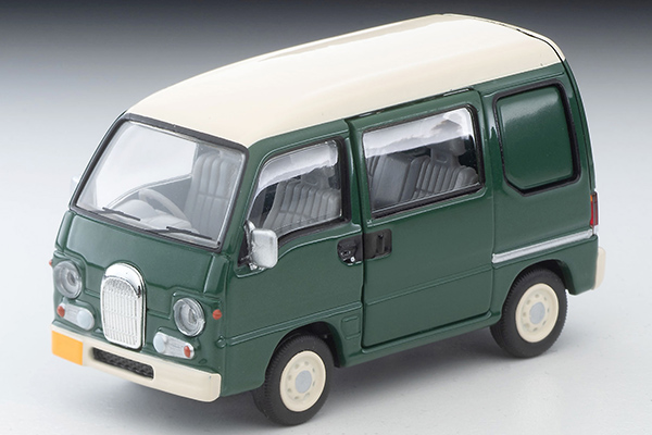トミカリミテッドヴィンテージネオ 1/64 (ダイキャスト製) スバル サンバー ディアス クラシック（緑／クリーム）96年式