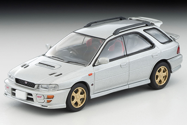 トミカリミテッドヴィンテージネオ 1/64 スバル インプレッサ ピュアスポーツワゴン WRX STi Ver.V（銀）98年式