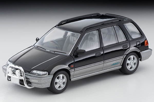 トミカリミテッドヴィンテージネオ 1/64 ホンダ シビックシャトル ビーグル（黒／グレー）94年式