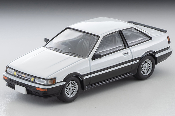 トミカリミテッドヴィンテージネオ 1/64 トヨタ カローラレビン 2ドア GT-APEX 85年式（白／黒）