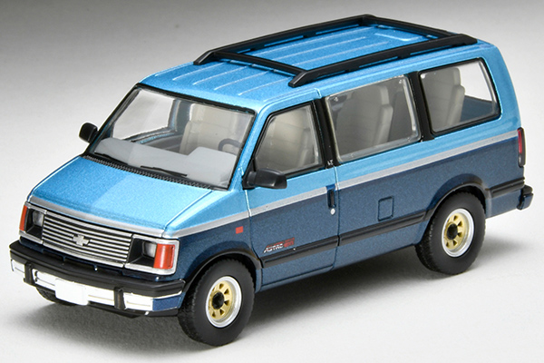 トミカリミテッドヴィンテージネオ 1/64 シボレー アストロ LT AWD（水色／紺）94年式