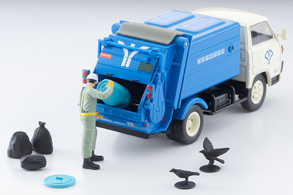 トミカリミテッドヴィンテージネオ 1/64 (ダイキャスト製) 三菱ふそう キャンター 清掃車（白／青）