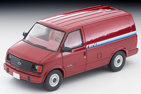 トミカリミテッドヴィンテージネオ 1/64 (ダイキャスト製) シボレー アストロ バン（赤）