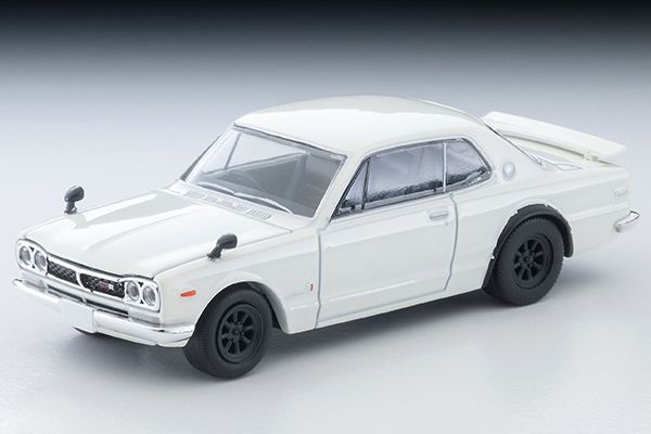 [予約]トミカリミテッドヴィンテージネオ 1/64 (ダイキャスト製) 日産 スカイライン ハードトップ 2000GT-R RSワタナベホイール装着車（白）72年式