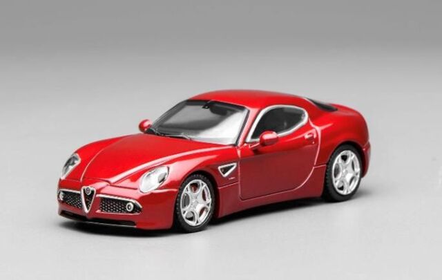 MOTORHELIX(モーターへリックス) 1/64 (ダイキャスト製) Alfa Romeo 8C Competizione 2008 Rosso Alfa