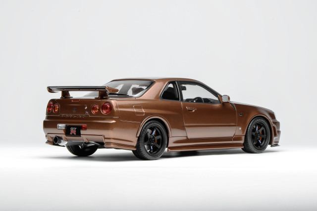 ミニカー NISSAN SKYLINE GTR Nissan スカイライン GT-R R33 HKS V1 (右ハンドル) (ミニカー