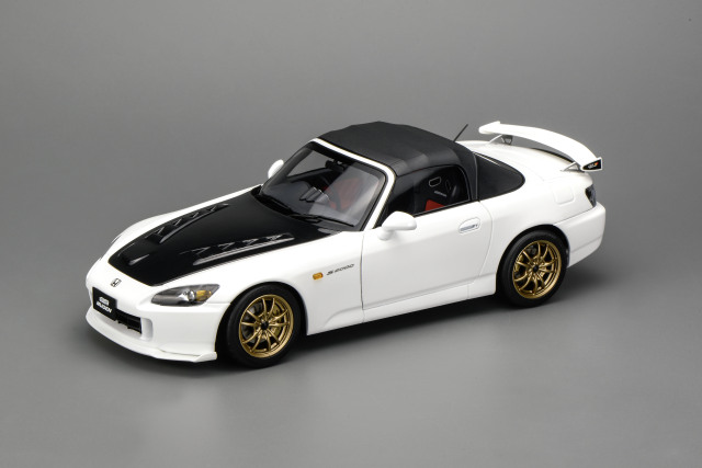 [予約]MOTORHELIX(モーターへリックス) 1/18 (ダイキャスト製) Honda S2000（AP2） MUGEN Platinum White Pearl