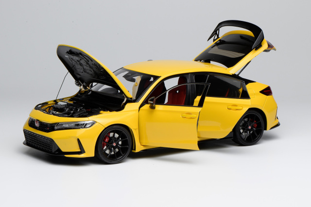 1/18 MOTORHELIX シビックタイプR (FL5)ミニカー 1/18 Motorhelix Honda Civic Type-R (FL5) (Blue) Diecast Car