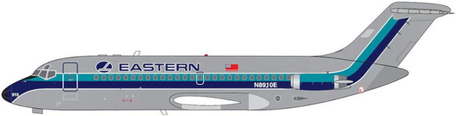 [予約]V1:400 1/400 (ダイキャスト製) ダグラス DC-9-14 イースタン航空 N8910E
