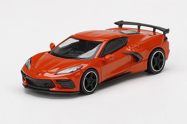 MINI GT 1/64 シボレー コルベット スティングレイ 2020 セブリング オレンジ ティントコート(左ハンドル)