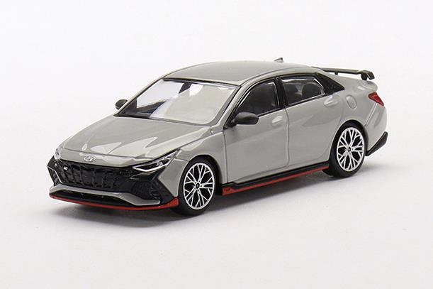 MINI GT 1/64 Hyundai エラントラ N サイバーグレー(左ハンドル)