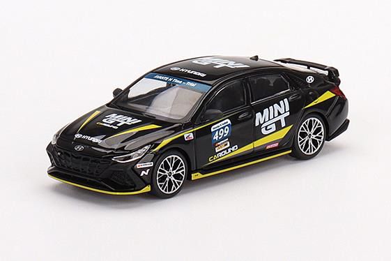 MINI GT 1/64 Hyundai エラントラ N Hyundai N-Festival #499Caround Racing (左ハンドル)