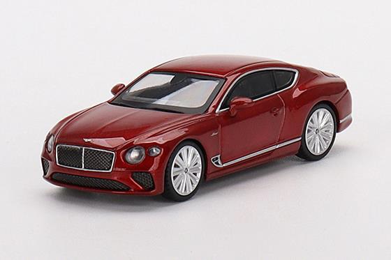 MINI GT 1/64 ベントレー コンチネンタル GT スピード 2022キャンディレッド(右ハンドル)