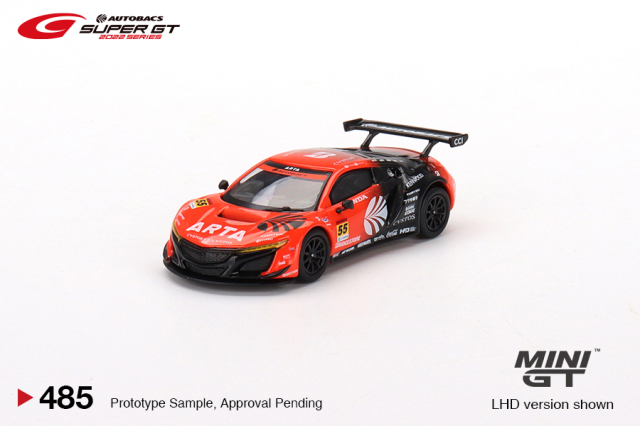 MINI GT 1/64 (ダイキャスト製) Honda NSX GT3 EVO22 SUPER GTシリーズ 2022 #55 ARTA(左ハンドル)日本限定