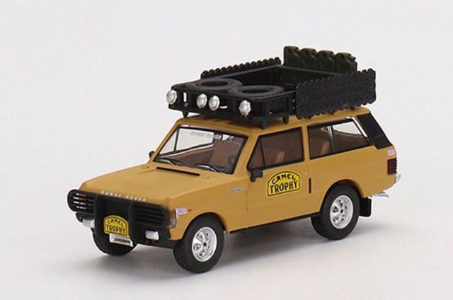MINI GT 1/64 レンジ ローバー 1982 キャメル トロフィー パプアニューギニア Team USA(左ハンドル)