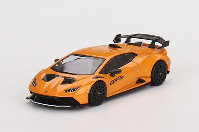 MINI GT 1/64 ランボルギーニ ウラカン STO ボレアリスオレンジ(右ハンドル)