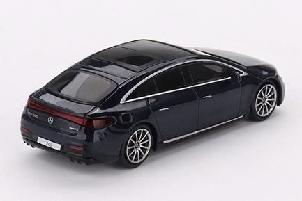 MINI GT 1/64 メルセデス ベンツ EQS 580 4MATIC ナチュラルブルー