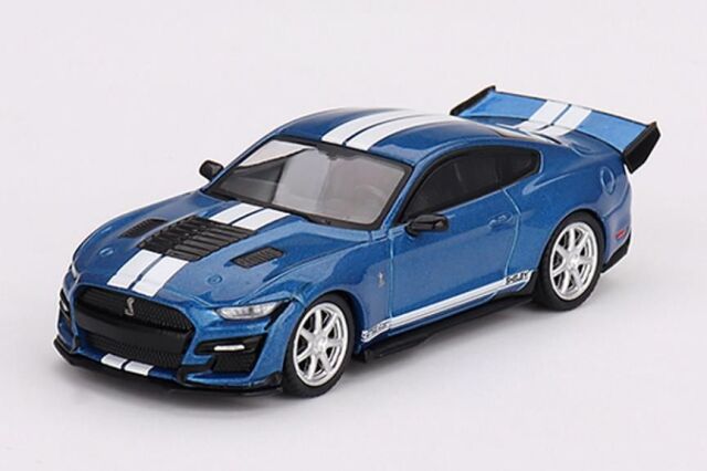 MINI GT 1/64 シェルビー GT500 ドラゴンスネーク コンセプトフォードパフォーマンスブルー(左ハンドル)