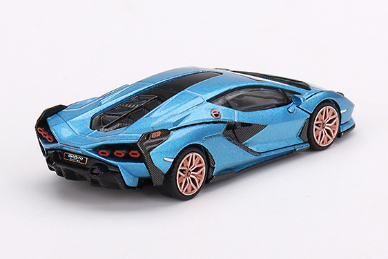MINI GT 1/64 ランボルギーニ シアン FKP 37 Blu Aegir(左