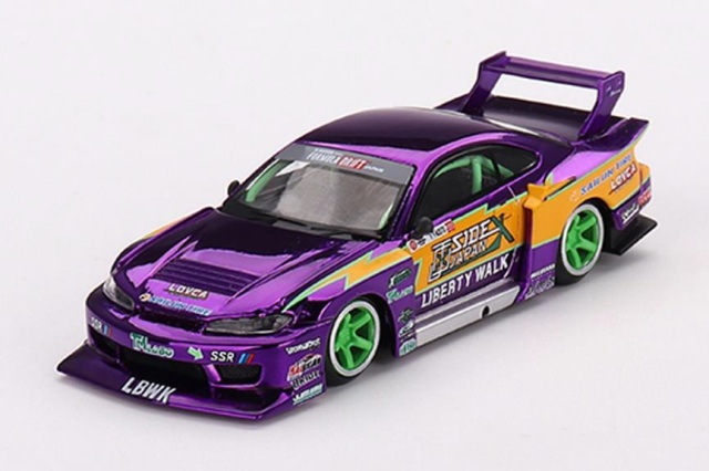 MINI GT 1/64 Nissan シルビア(S15) LB-Super Silhouette #555 2022  