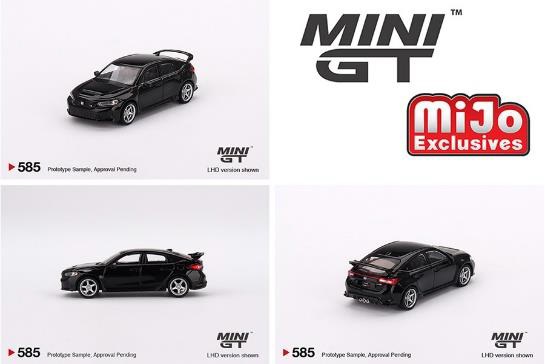 MINIGT Honda Civic TypeR クリスタルブラックL&Rセット MINI-GT 1/64 Honda シビック Type R 2023 クリスタルブラック