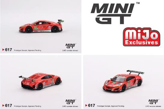 MINI GT 1/64 Acura NSX GT3 EVO22 IMSA デイトナ24時間 2023 #93 WTR