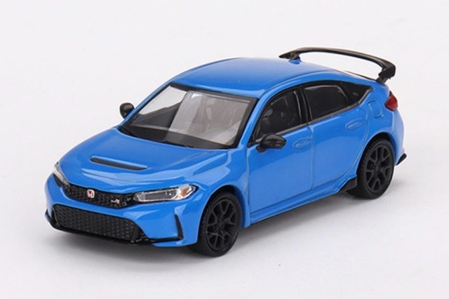 MINI GT 1/64 Honda シビック Type R 2023 ブーストブルーパール(右ハンドル)