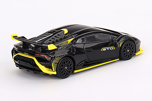 MINI GT 1/64 ランボルギーニ ウラカン STO ネロ ノクティス(左