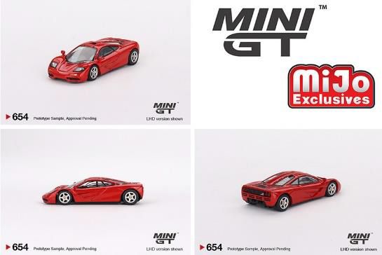 MINI GT 1/64 マクラーレン F1 レッド ガリバー