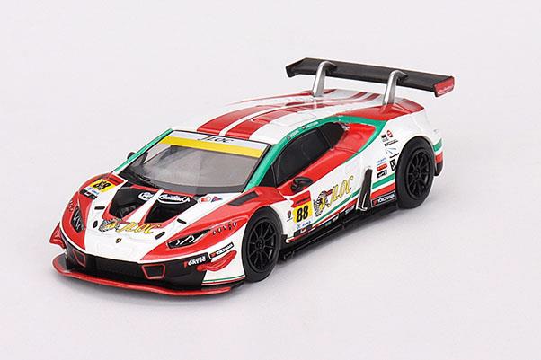 MINI GT 1/64 (ダイキャスト製) ランボルギーニ ウラカン GT3 EVO SUPER GTシリーズ 2023 #88 "JLOC Lamborghini GT3" JLOC(左ハンドル)日本限定