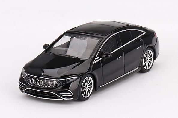MINI GT 1/64 メルセデス ベンツ EQS 580 4MATIC ブラック(右ハンドル)