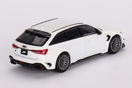 MINI GT 1/64 アウディ ABT RS6-R グレイシアホワイトメタリック