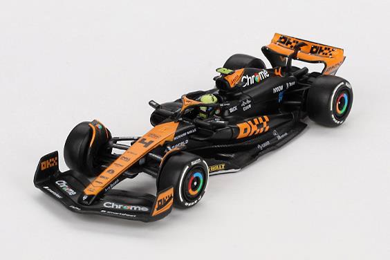 MINI GT 1/64 (ダイキャスト製) マクラーレン F1 MCL60 2023 2位入賞車 #4 日本グランプリ Lando Norris