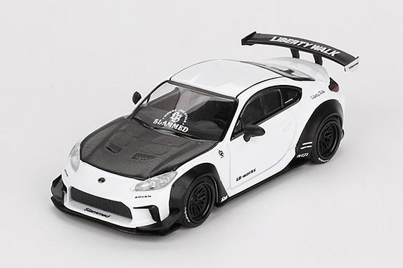 MINI GT 1/64 Toyota GR86 LB★Nation ホワイト(右ハンドル)