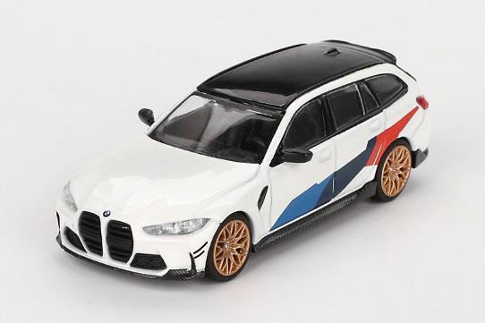MINI GT 1/64 (ダイキャスト製) BMW M3 Mパフォーマンス ツーリング アルピンホワイト(右ハンドル)