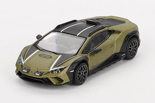 MINI GT 1/64 ランボルギーニ ウラカン ステラート Verde Gea Matt(マットグリーン)(右ハンドル)