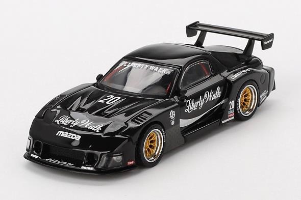 MINI GT 1/64 マツダ RX-7 LB-Super Silhouette リバティーウォーク ブラック(右ハンドル)