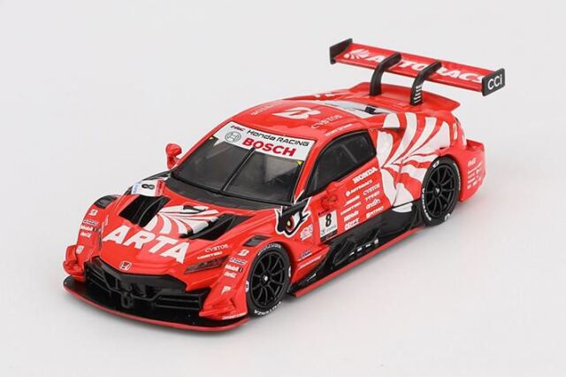 MINI GT 1/64 (ダイキャスト製) Honda NSX-GT Type S GT500 SUPER GTシリーズ 2023#8 "ARTA MUGEN NSX-GT" ARTA(左ハンドル)日本限定 ※ブリスタータイプ